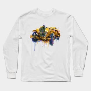 Oldtimer Automobile in watercolor Long Sleeve T-Shirt